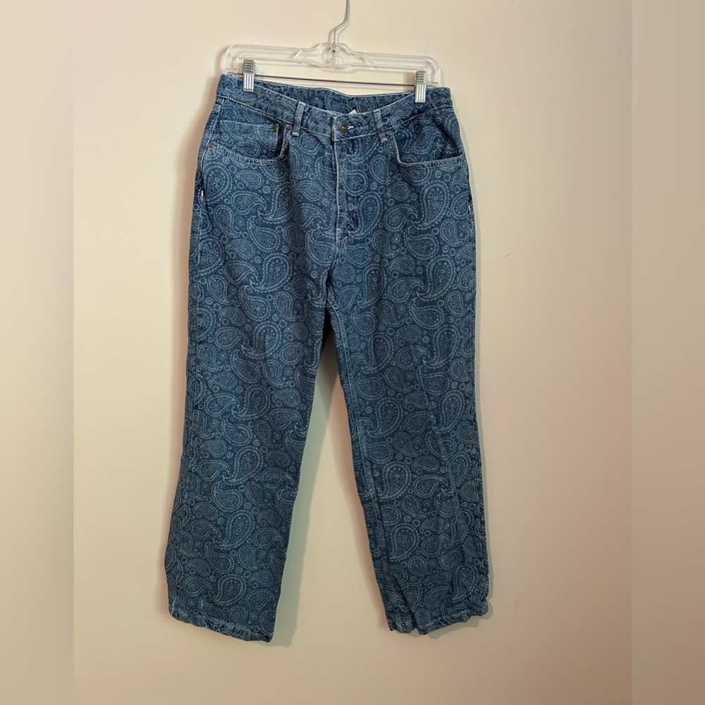 Ragged Priest Paisley Print Jeans Size 32